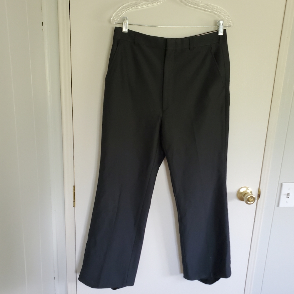 Vintage Hand Neddled Pants Men's 32 Regular Black